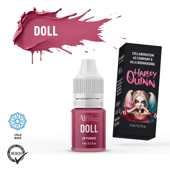 Pigmentos Híbridos Harley Quinn Lábios 6ml – AS Company - 2