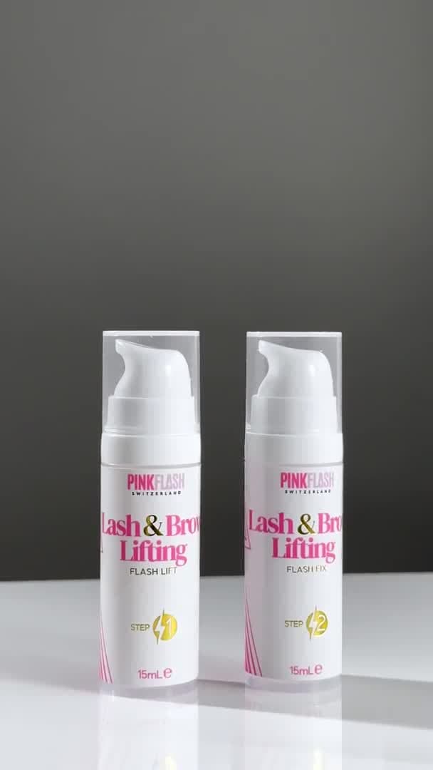 Kit Pink Flash Pump Lash & Brow Lift Passo 1 + Passo 2 (15 ml cada) - 3
