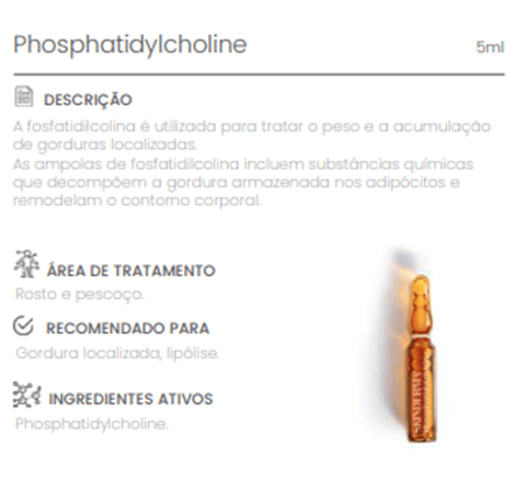 Ampolas Fosfatidilcolina 20 x 5ml - Skinderma - 2