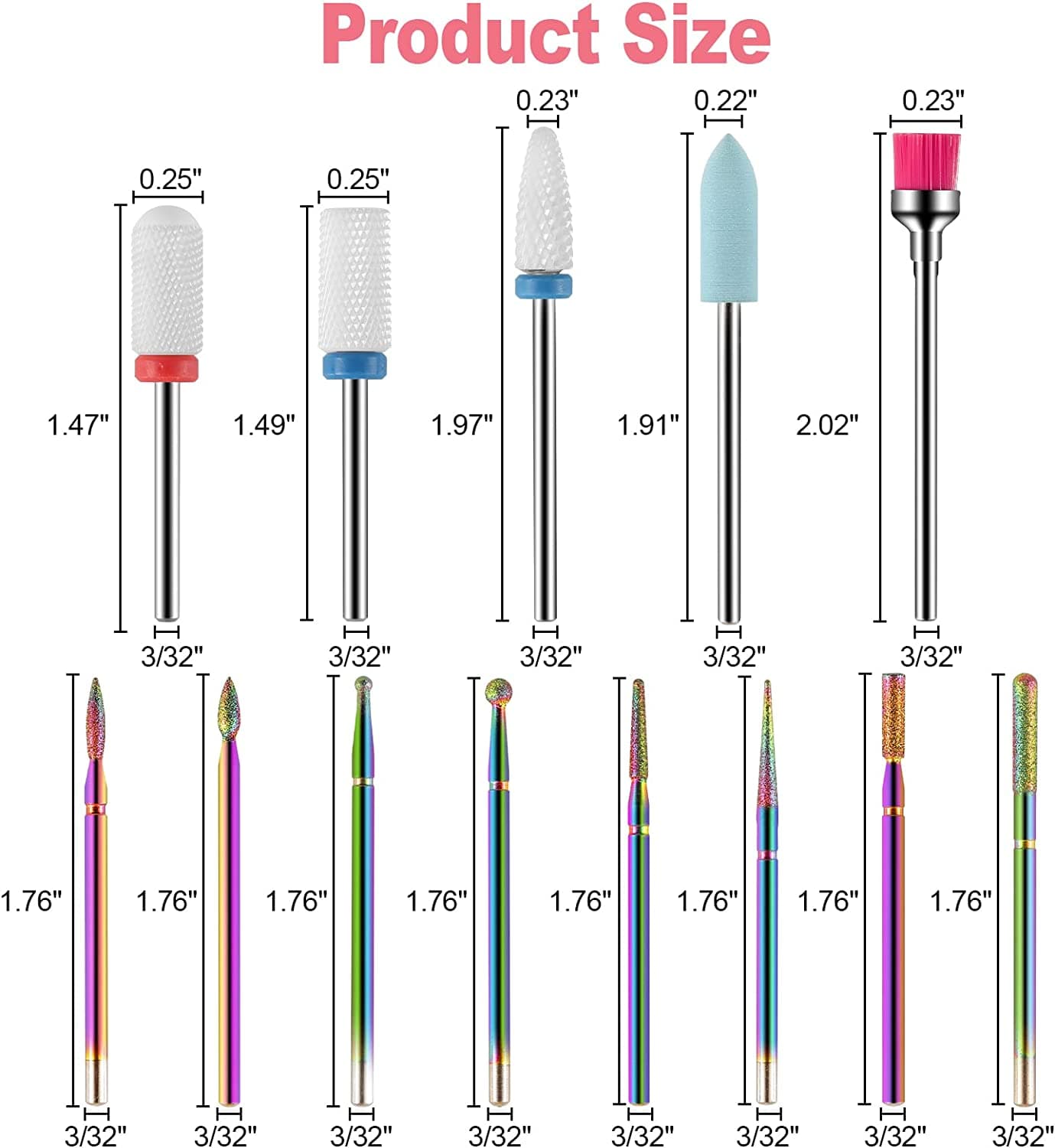 Kit Profissional Ponteiras de Brocas (Carbides) 13 Peças - 2
