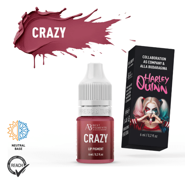 Pigmentos Híbridos Harley Quinn Lábios 6ml – AS Company