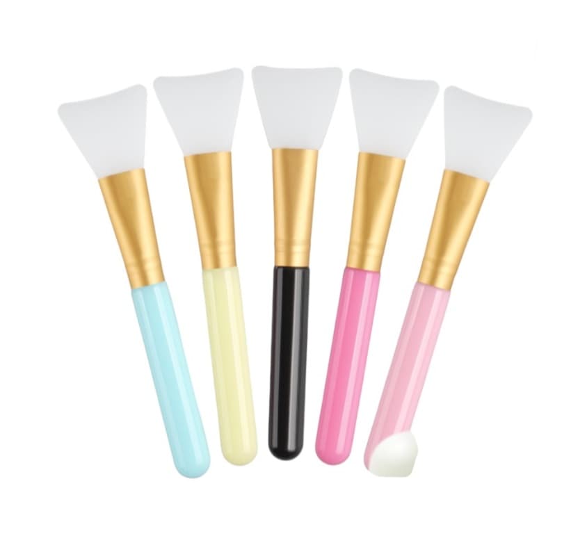 Kit 5 de Pincéis Máscara Facial de Silicone