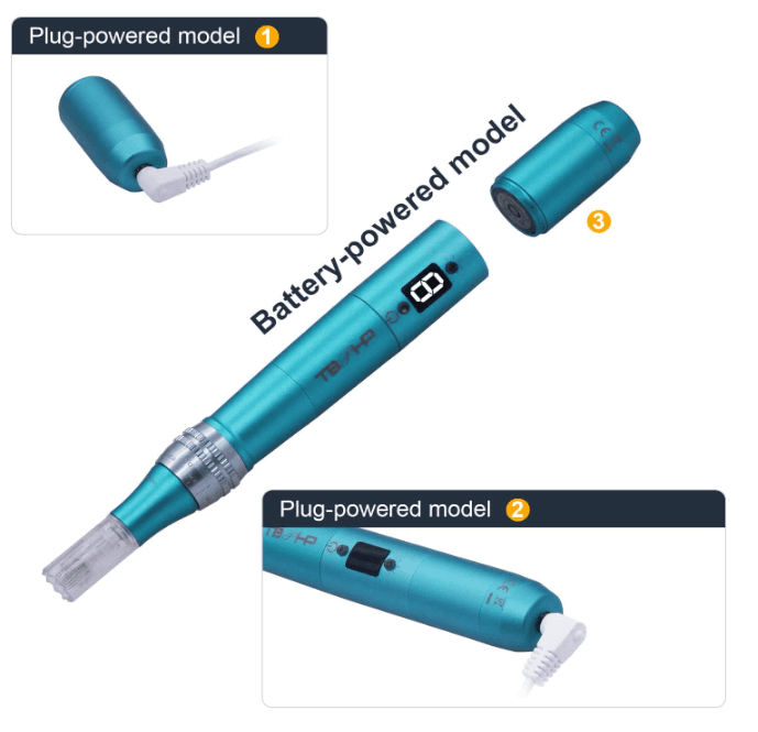 Kit DermaPen Blue Sem Fio + 25 Cartuchos + 2 Baterias - 2