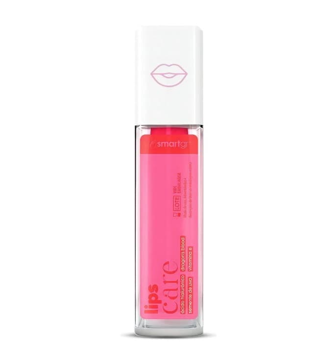 Smart Lips Care Gloss Volumizador Cereja 6ml Cor Rosa - Smart GR