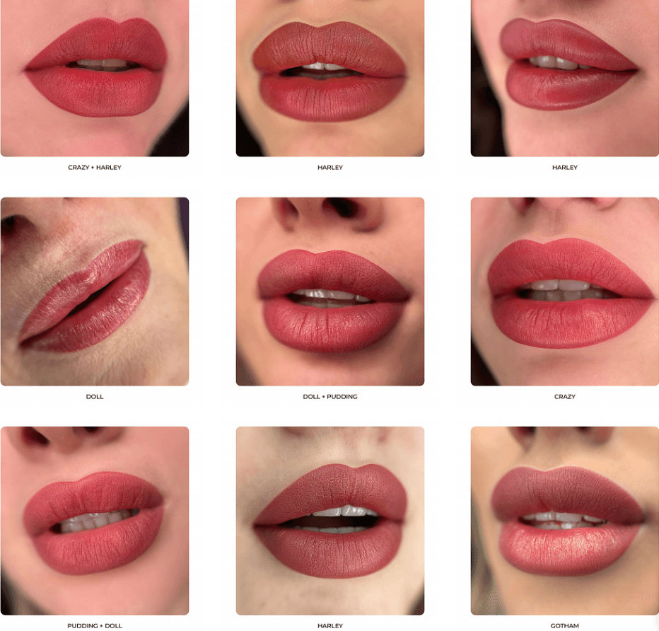 Kit 6 Pigmentos Híbridos para Lábios Harley Quinn – AS COMPANY - 7