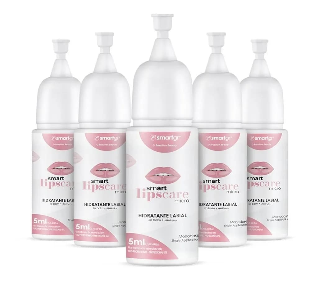 Kit Smart Lips Care Micro 5 x 5ml 💋 Microagulhamento Labial - Smart GR