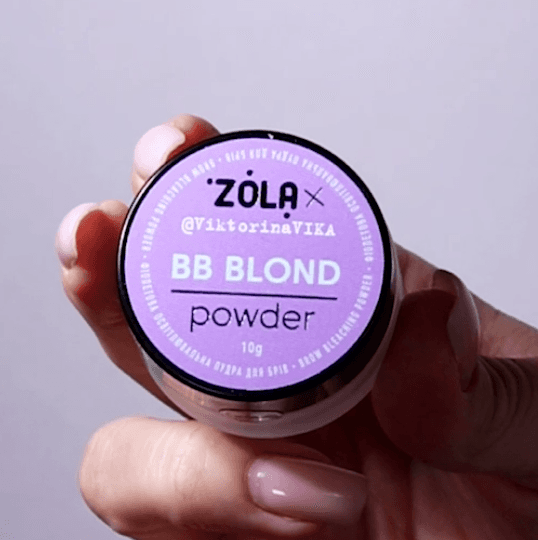 Pó Descolorante Roxo para Sobrancelhas BB Blond 10g - Zola - 3