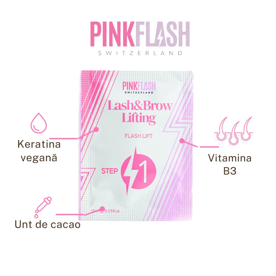 Kit Pink Flash Lash & Brow Lift – Passos 1, 2 e 3 (10×1,5 ml cada) - 3