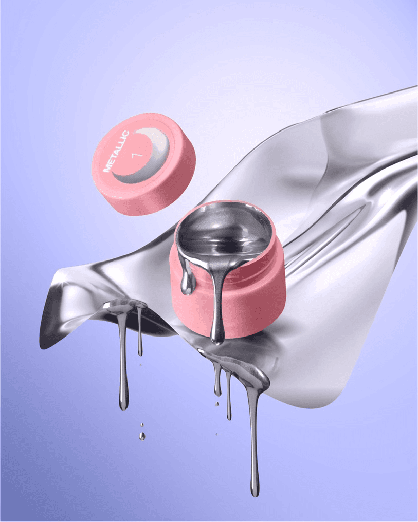 Metallic Gel Nº1 – Gel Metálico – 5 ml LUNAmoon - 4