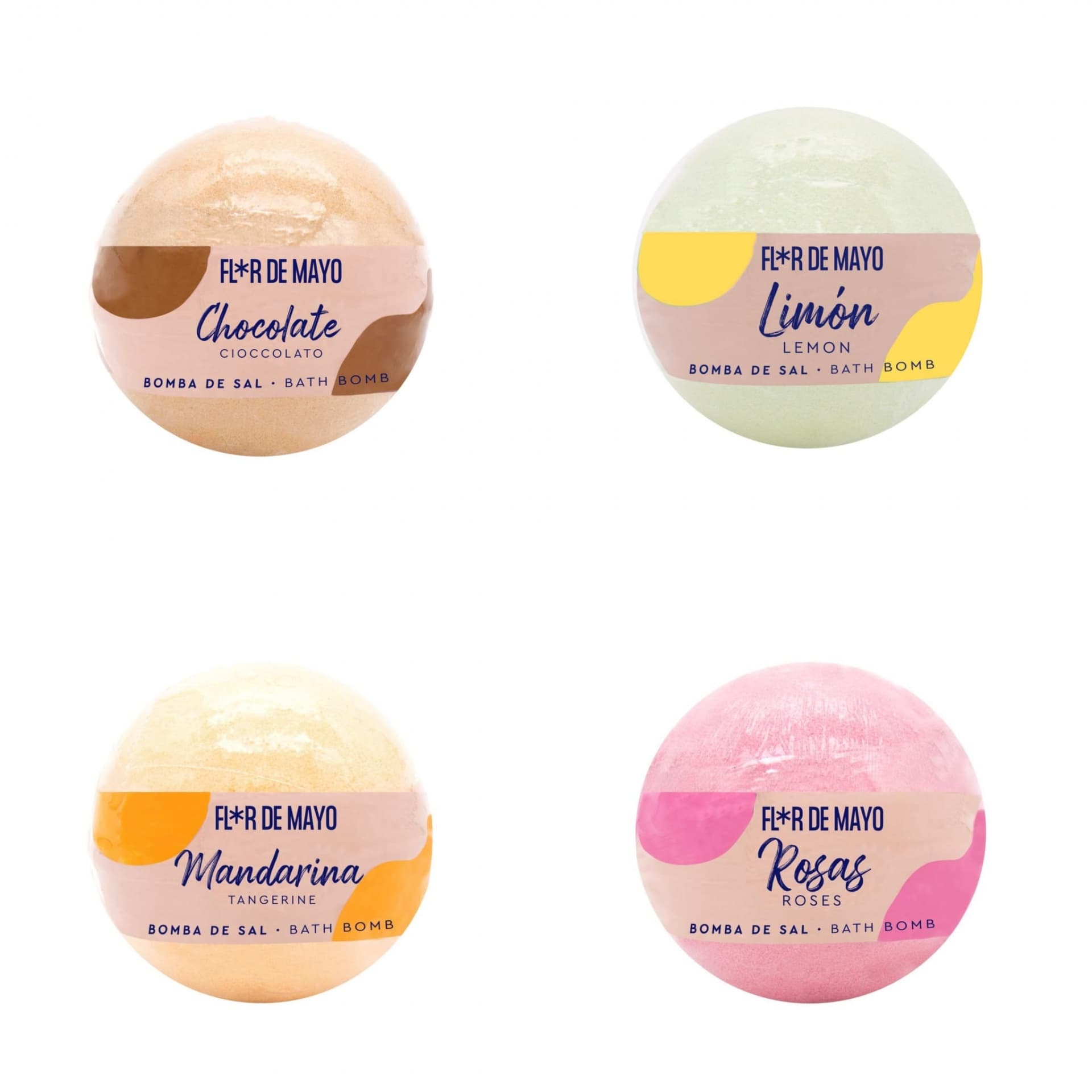 Bomba de Banho Efervescente - Bath Bomb - 4 und de 250g