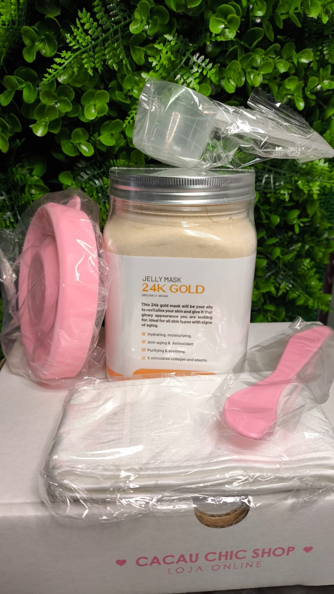 Kit Jelly Mask Facial 652g Gold - 2