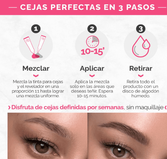 Kit de Tintura de Sobrancelha Castanho RB RENATA BEAUTY - Entrega Imediata 🟢 - 4