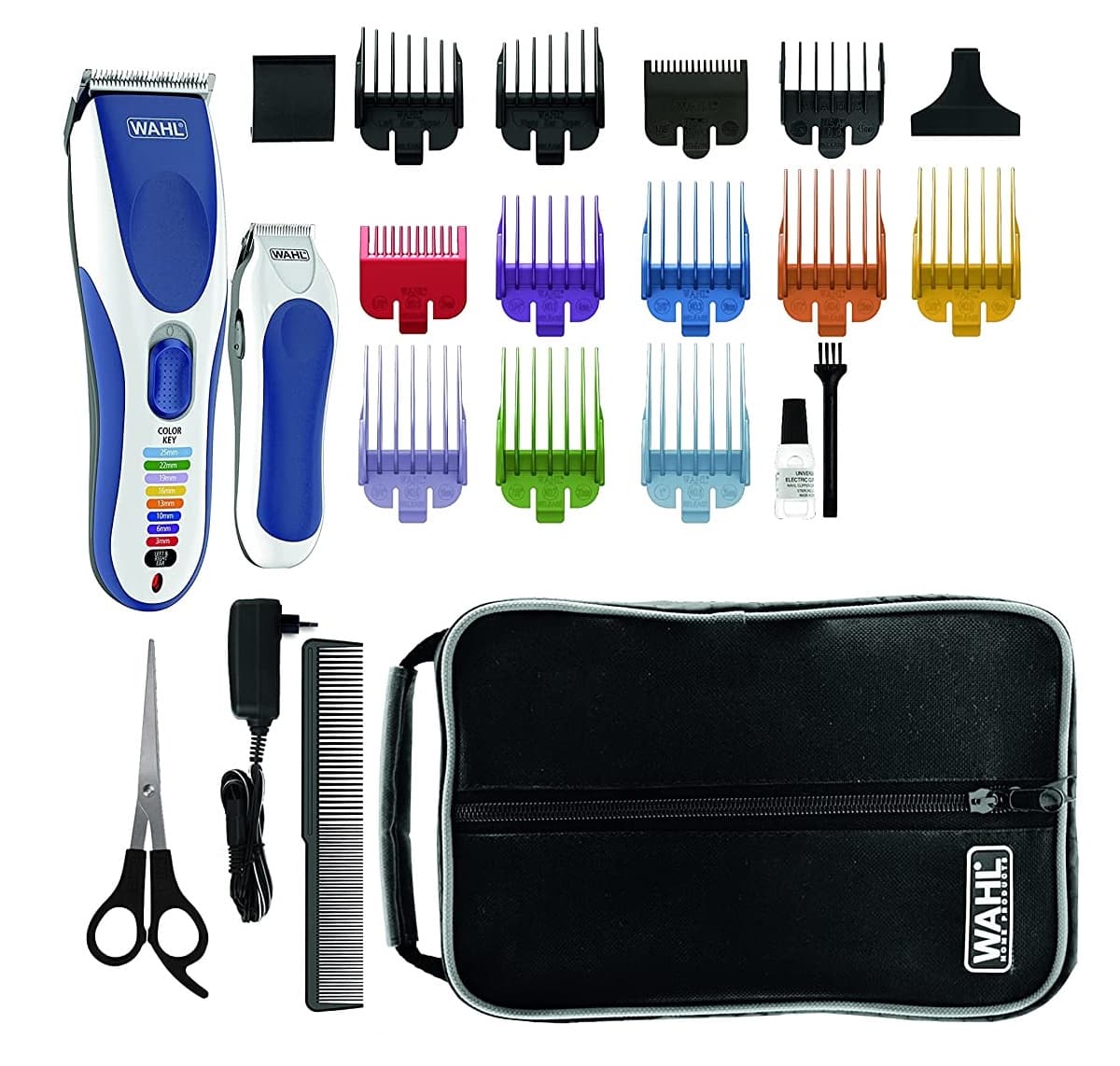 Kit Máquina de Cortar Cabelo Wahl Recarregável