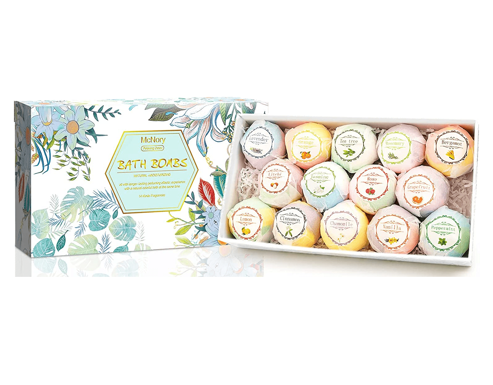 Kit Bath Bombs - Bomba de Banho Efervescente 14 Unidades