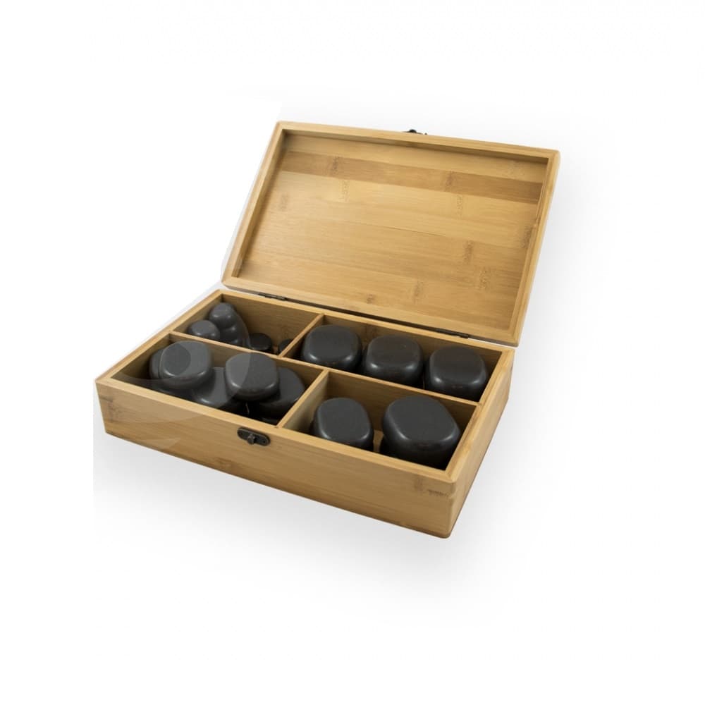 Kit 36 Pedras Basalto - Pedras Quentes