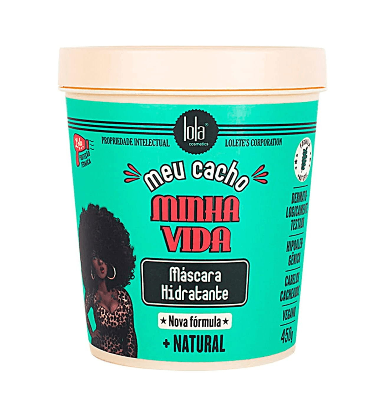 Meu Cacho Minha Vida Máscara Hidratante 450g Lola Cosmetics