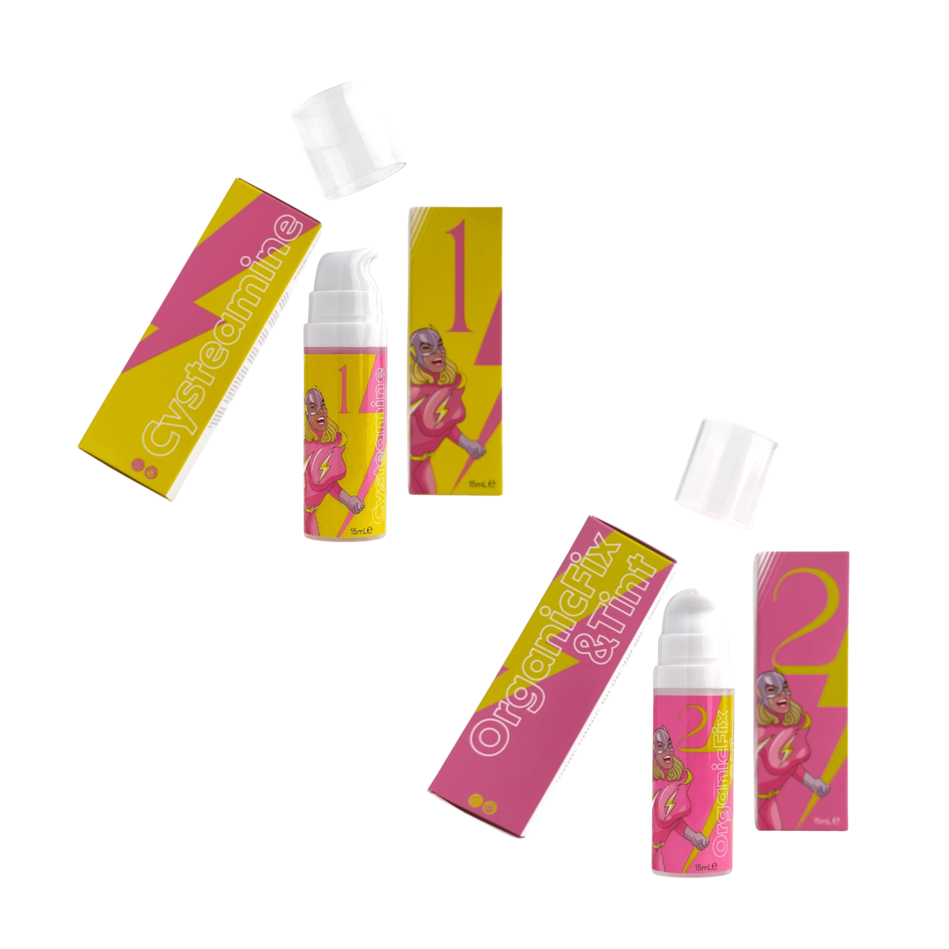 Kit Pink Flash Korean Lash Lift Passo 1 e 2