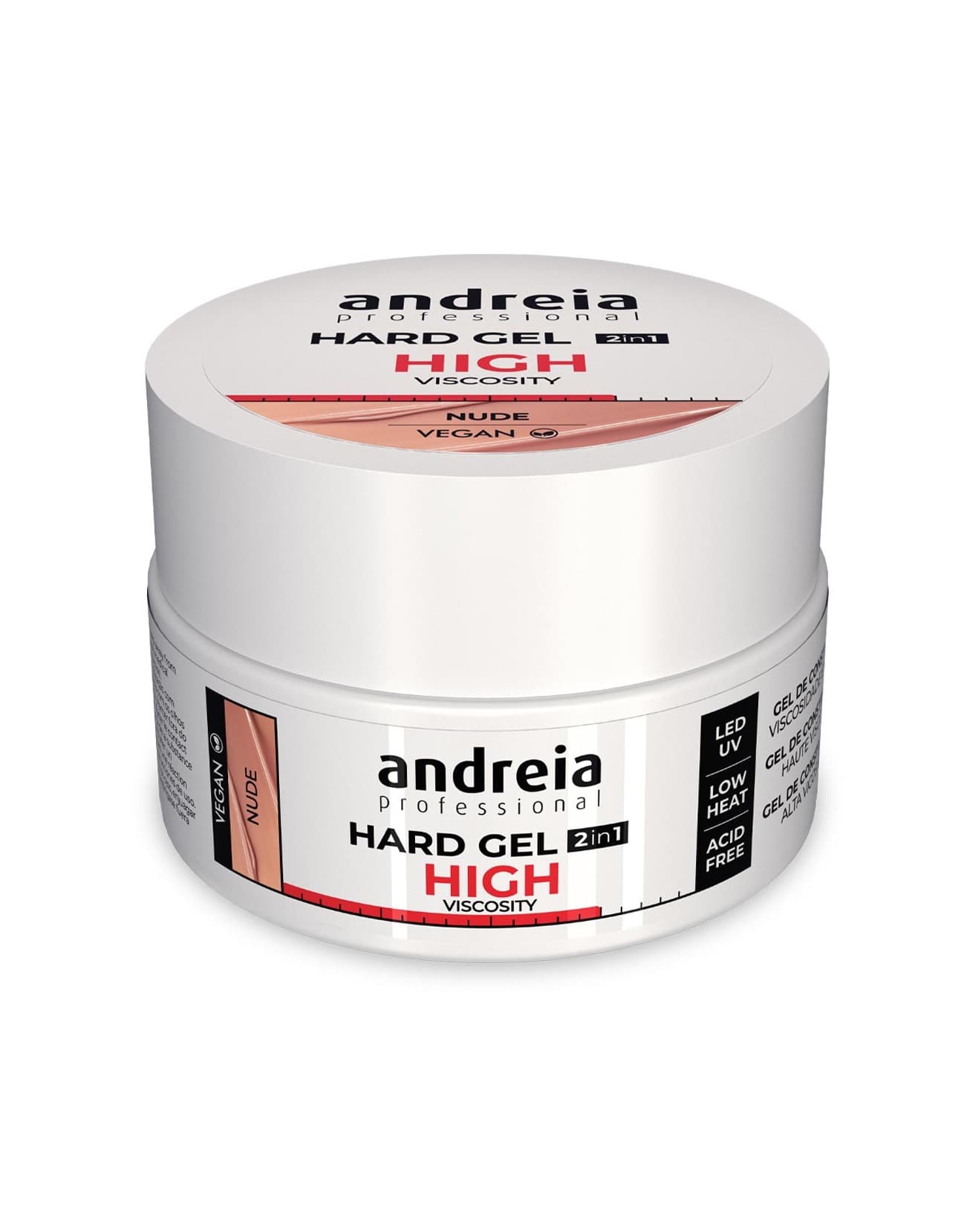 Andreia Hard Gel 2 IN 1 Nude Alta Viscosidade 44g