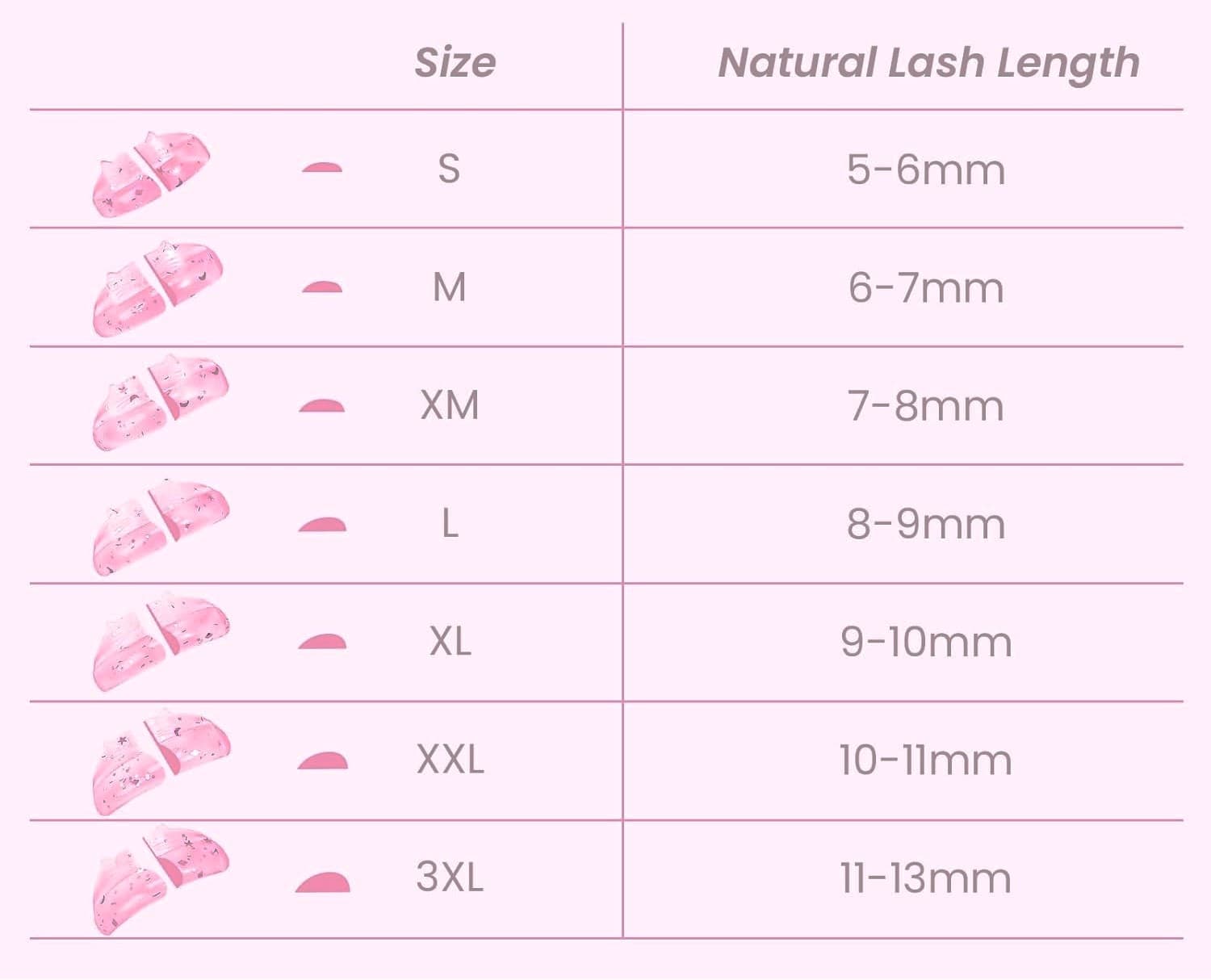 Kit Moldes de Silicone Lifting de Pestanas – 7 Pares - 4
