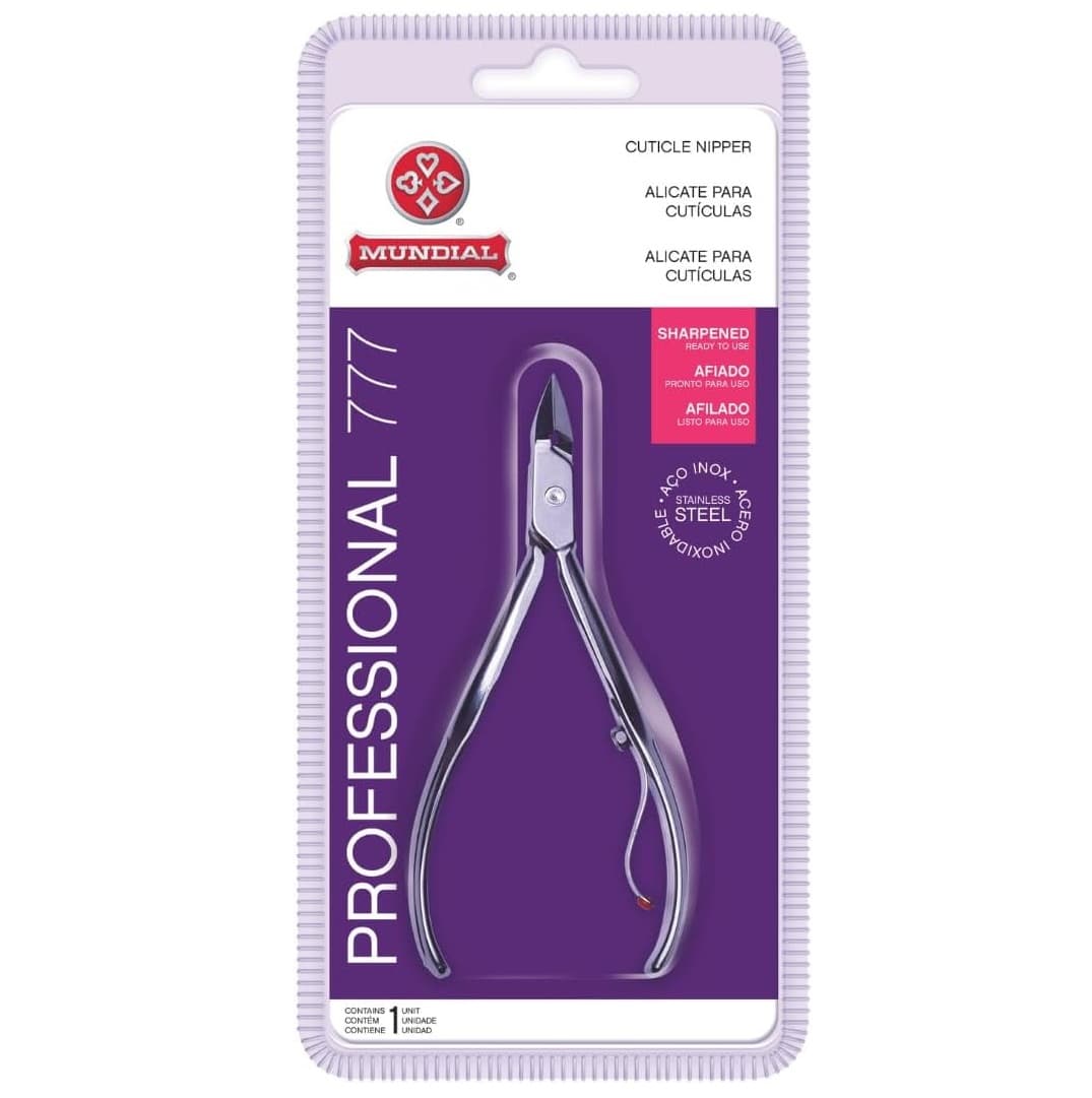 Alicate de Cutícula 777 Professional Aço Inox Mundial - PRÉ-VENDA📍