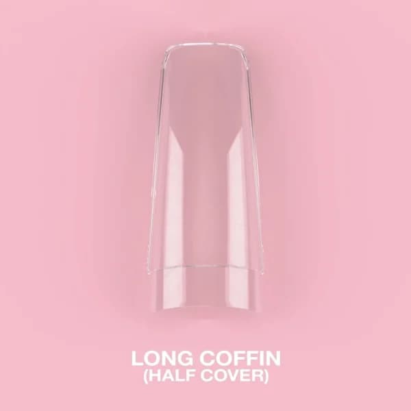 Coffin Long Tips – Bailarina Encaixe Baixo 500 pcs – LUNAmoon - 2