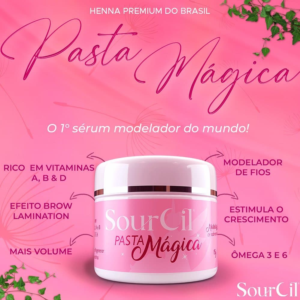 Pasta Mágica Modeladora Sourcil🌸