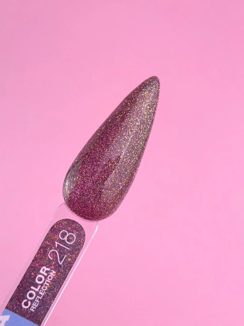 Verniz Gel Refletivo – Color Reflection Nº218 Bege Rosado – 13 ml LUNAmoon - 2