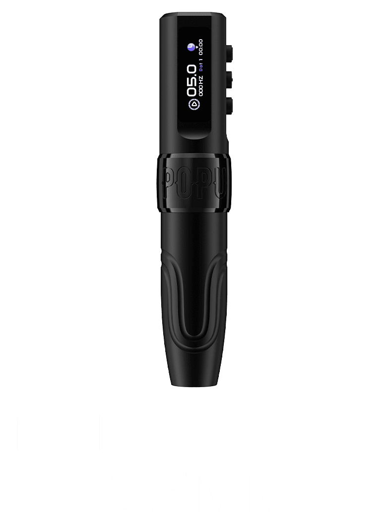 Dermógrafo Pen POPU Mini Diva 3.5 Sem fio + Mala - 2