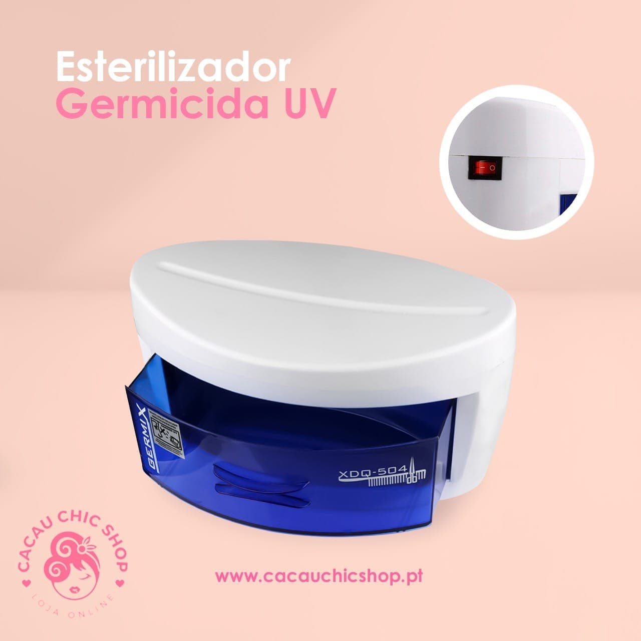 Esterilizador Germicida UV 6W 30cm (Menor)