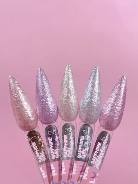 Sapphire Gel Nº2 – Lilás Rosado Perolado – 5 ml LUNAmoon - 5