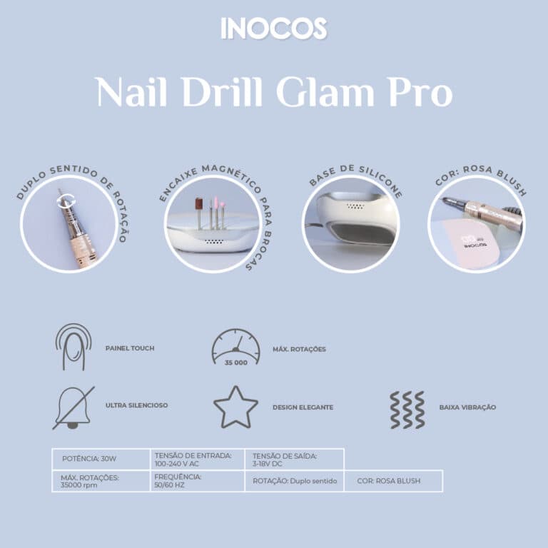 Broca Inocos – Nail Drill Glam Pro 35.000 - 3
