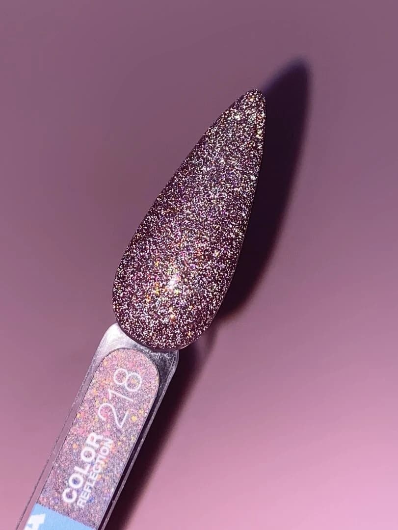 Verniz Gel Refletivo – Color Reflection Nº218 Bege Rosado – 13 ml LUNAmoon - 3