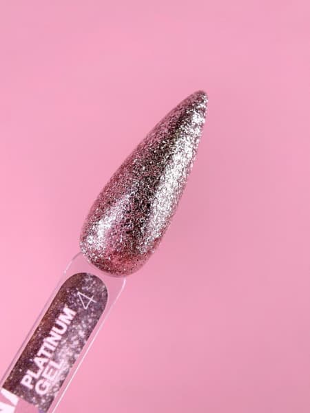 Platinum Gel Nº4 – Prateado com Toque Dourado  – 5 ml LUNAmoon - 2