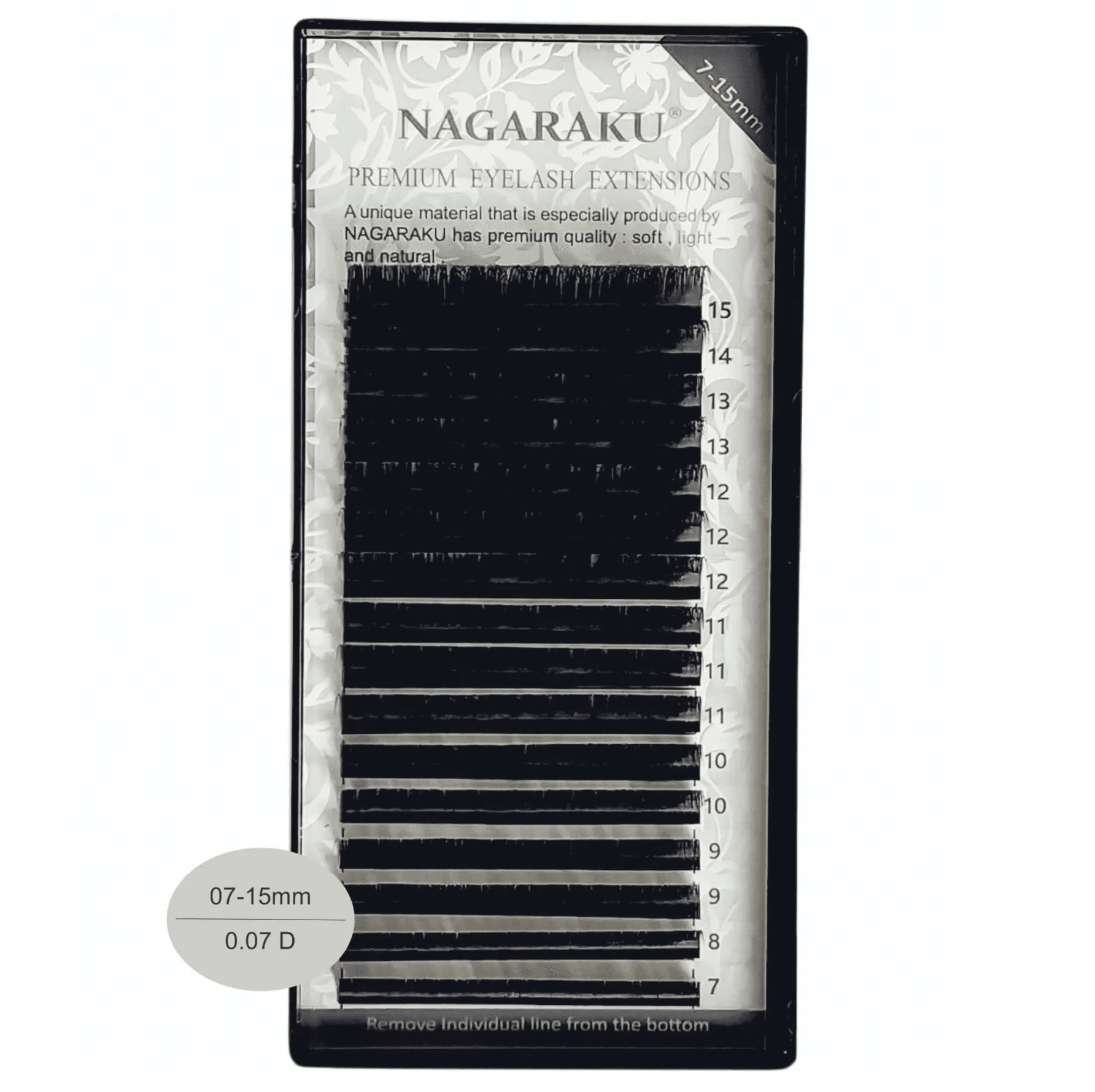 Pestanas Nagaraku Premium Mix Volume Russo 0,07 D