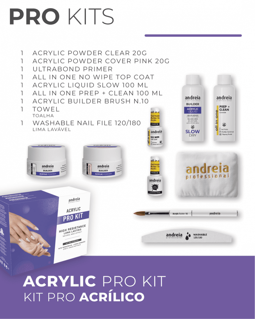 Andreia Professional – Kit Pro Acrílico