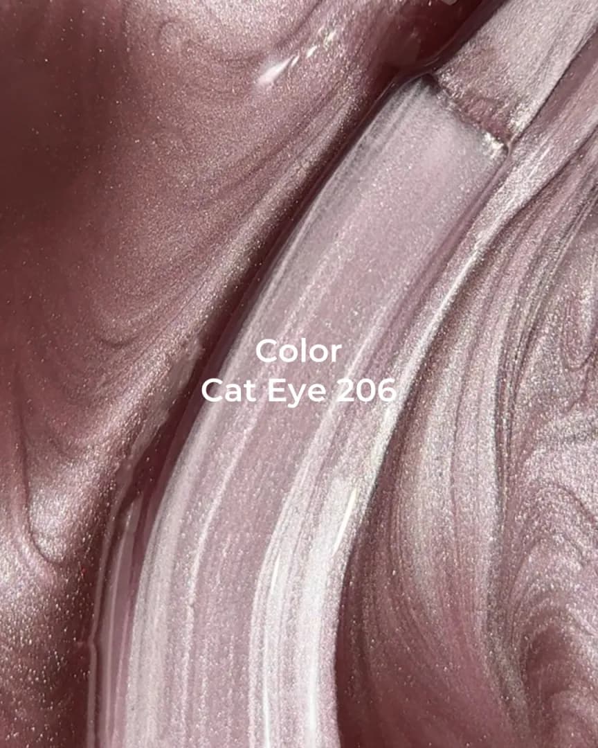 Verniz Gel Magnético – LUNAmoon Cat Eye Pink Nº206 – 13 ml LUNAmoon - 5