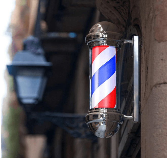Pole Barber Poste Hair Salon Shop - 2