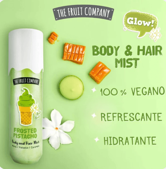 Hair & Body Mist 200 ml | Aroma Monoi, Pistácio  Caramelo -  The Fruit Company - 2