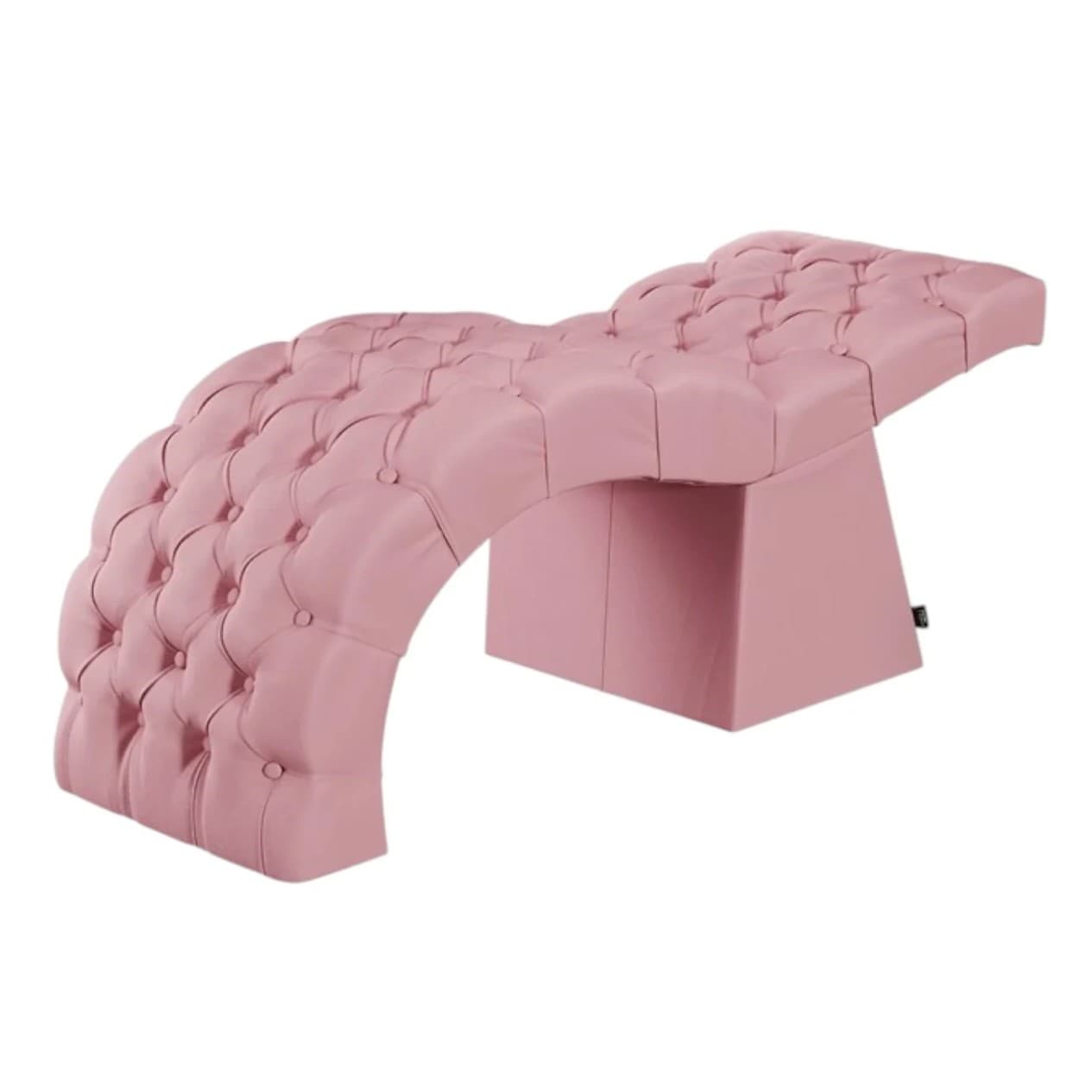 Marquesa Pestanas Ergonómica Estofada Capitoné Rosa