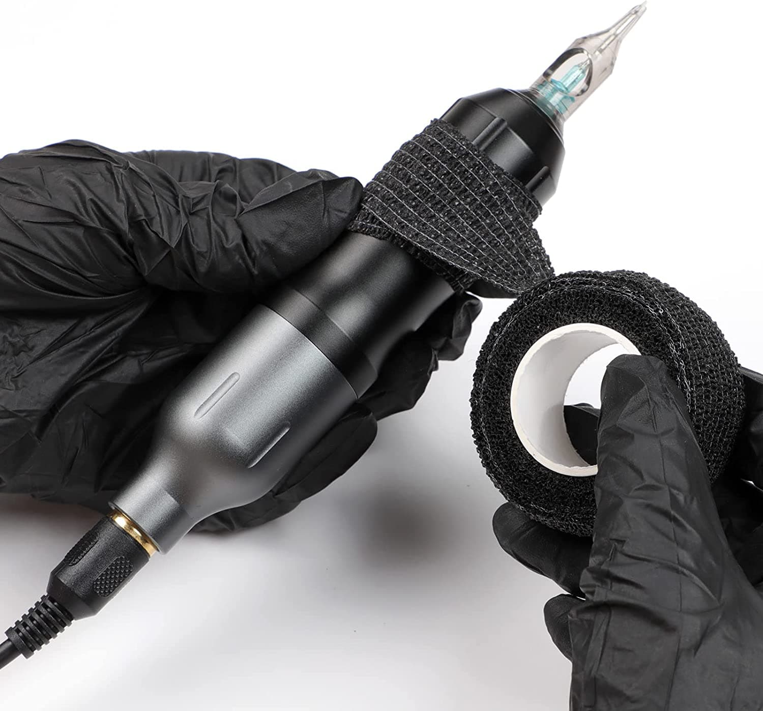 Kit Tattoo Caneta Rotativa Fonte de Alimentação Digital Stigma - 6