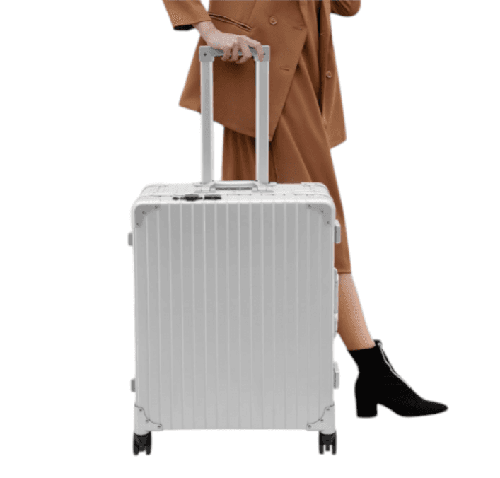 Mala Trolley Camarim Profissional com Luzes LED - Cor Prata - 5