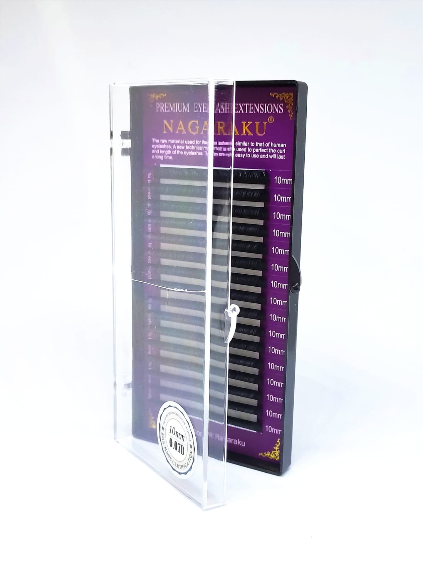 Pestanas Nagaraku Fio a Fio e Volume Russo 0,07 D - 10 a 15mm