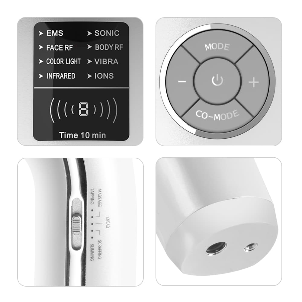 Ultrasom Portátil Cavitação 8 em 1 Facial e Corporal - 6