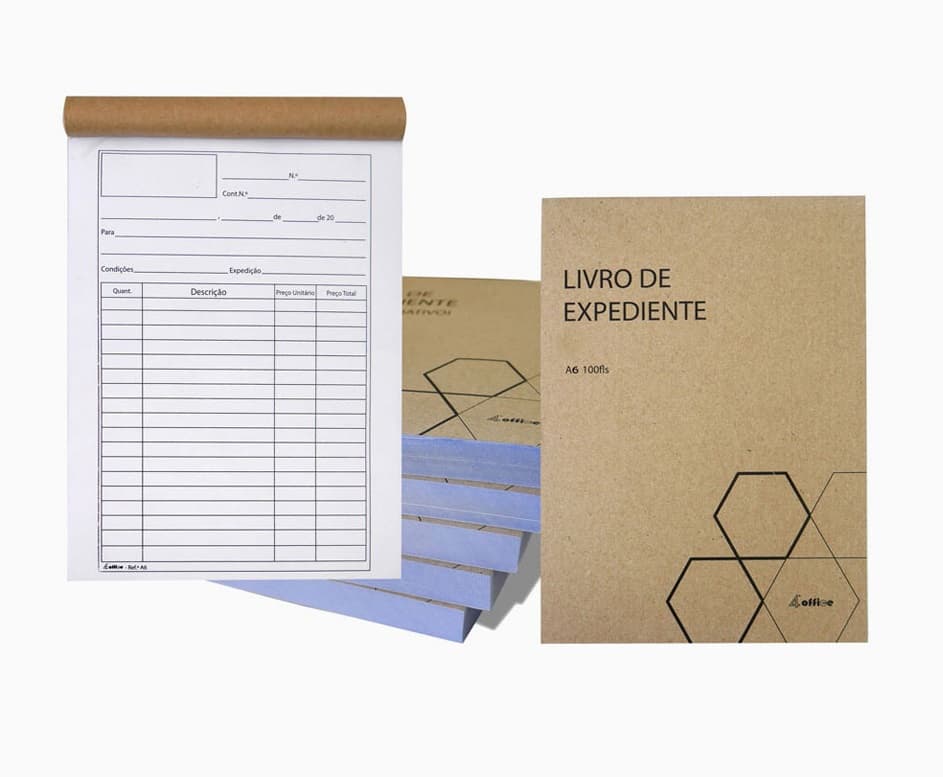 Livro de Expediente Autocopiativo A5