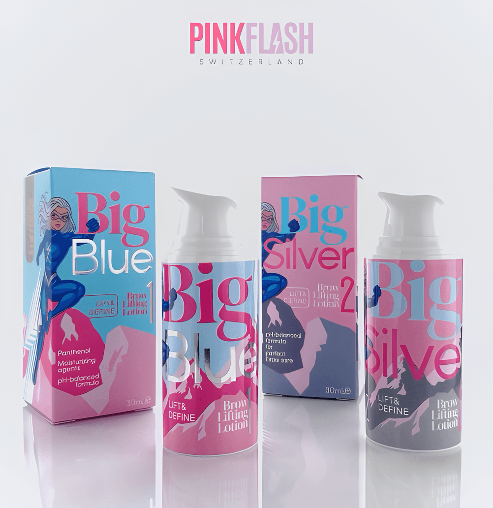 Pink Flash Kit Big Blue & Big Silver – Laminação Sobrancelhas Profissional