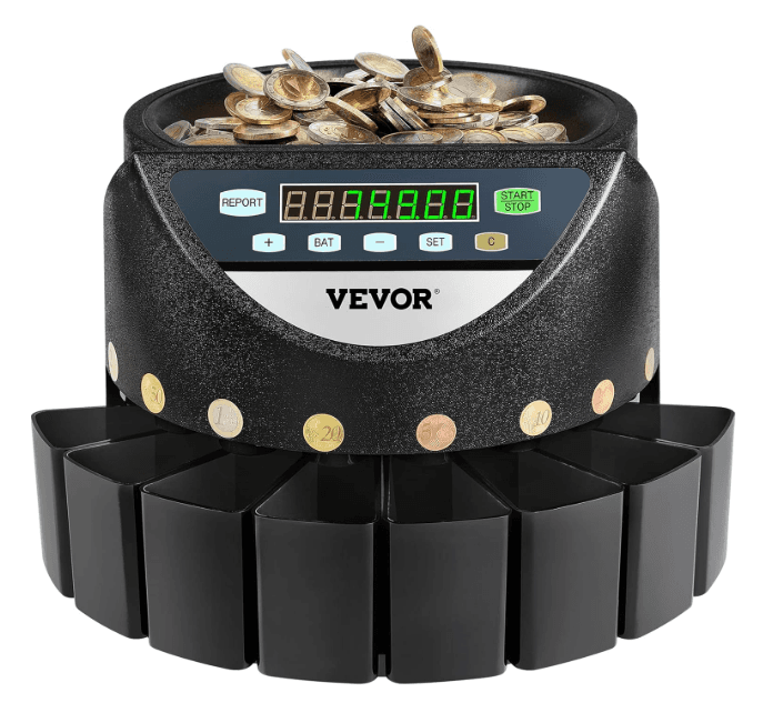 Contador de Moedas Euro Profissional 300 Moedas por Minuto