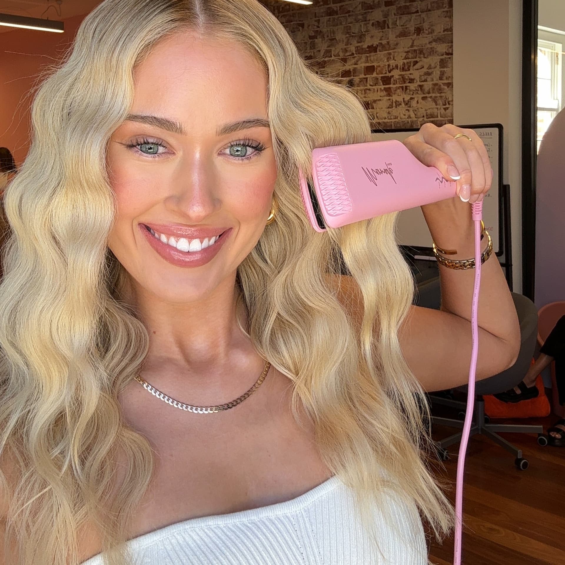 Mermade Hair Double Waver – Pink - 4