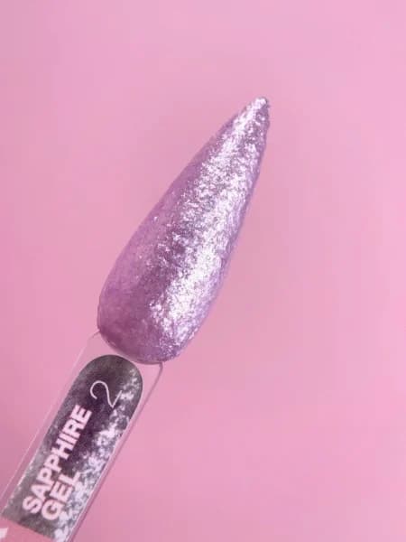 Sapphire Gel Nº2 – Lilás Rosado Perolado – 5 ml LUNAmoon - 2