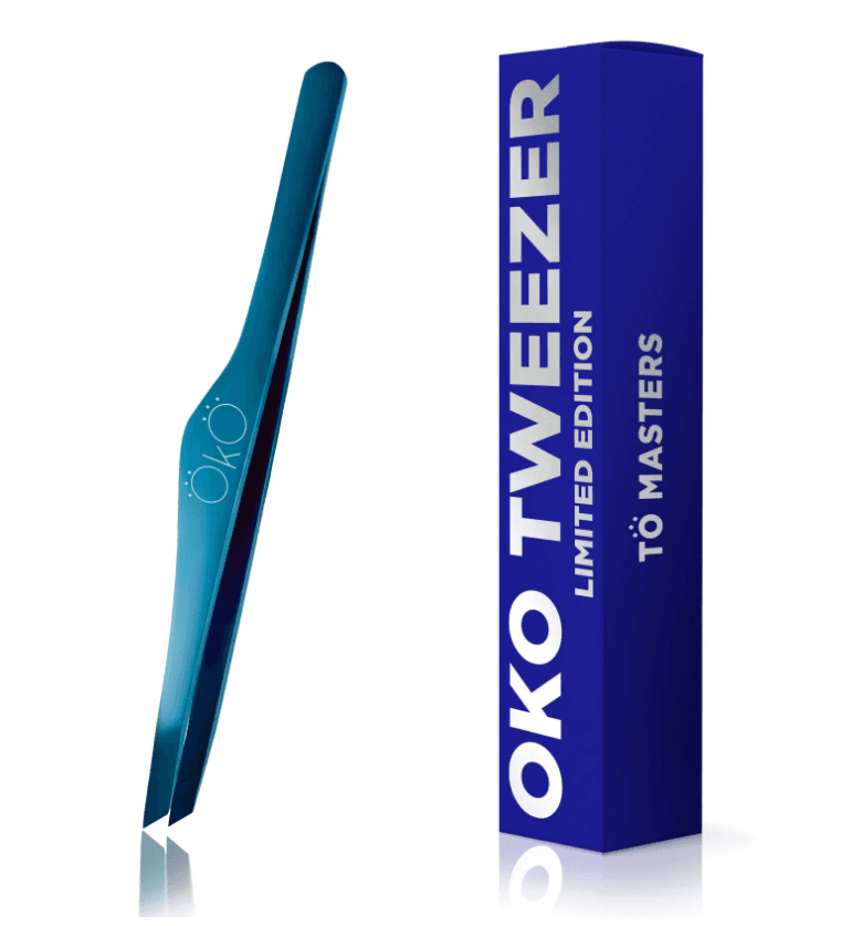 Pinça de Sobrancelha Chanfrada OKO Blue Magic Premium - 2