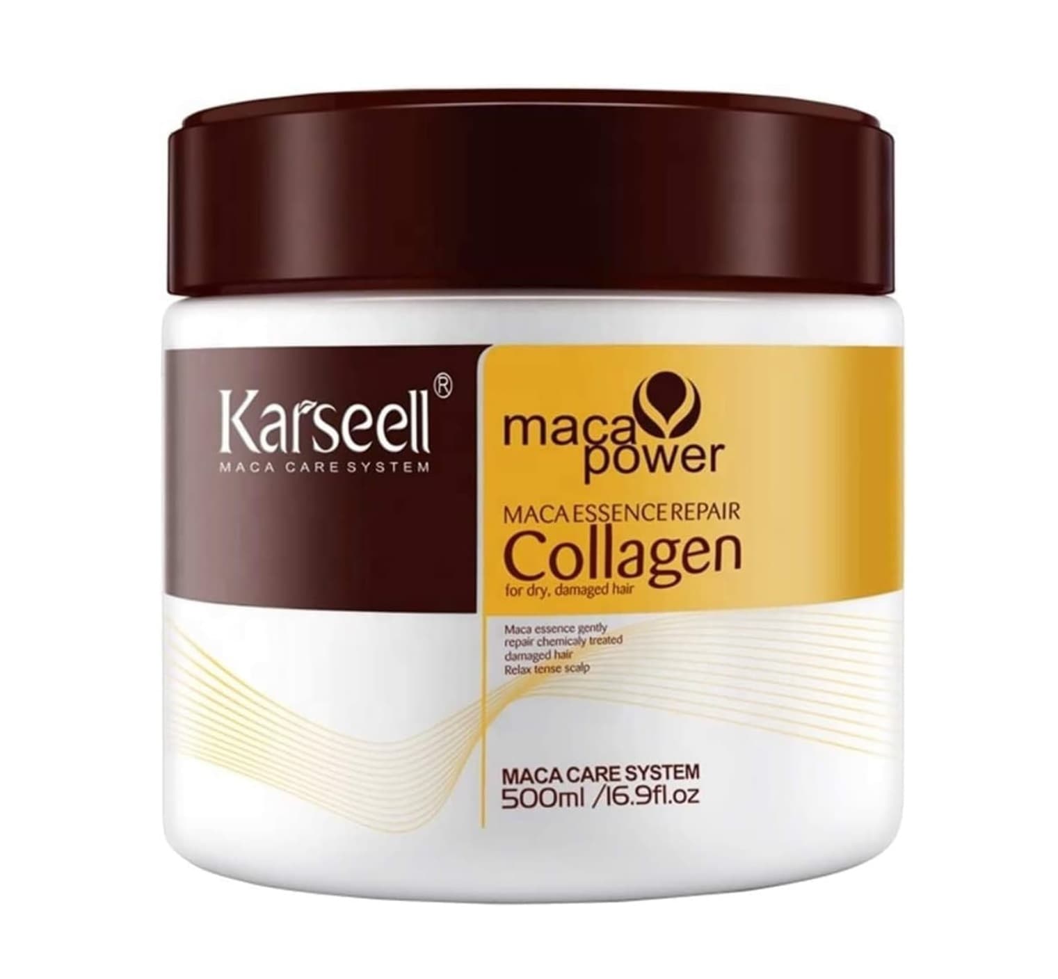 Máscara Capilar Karseell Maca Care System - Reparação Profunda 500ml